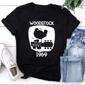 Woodstock 1969 Classic Music Festival Retro Graphic Unisex T-Shirt